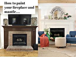 And of course, if you have any questions about my method or the products i used, let me know, too! Got Ugly Brick How To Paint Fireplace Mantel