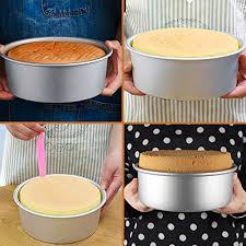 The springform pan size being used would be 9 or 10. Lly Round Cake Pan 6 Inch Leakproof Cheesecake Bakeware Non Stick Springform Pan 4 8 Inches 2pcs B Pricepulse