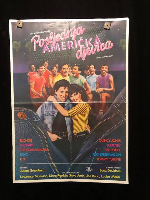 Original 1982 the Last American Virgin Yugoslavian Russian Movie Poster  Blondie U2 Police Cars - Etsy