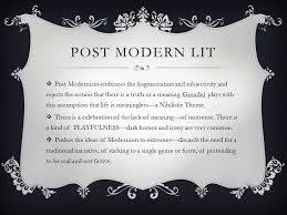 Grendel Post Modernism A Reaction To Modernism Which Was A Reaction To Realism Which Was A Reaction To Romanticism Etc Modernism Expressed A Ppt Download