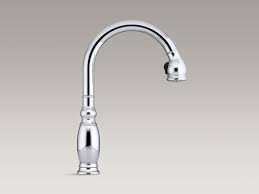 I copied the installation instructions from the. Standard Plumbing Supply Product Kohler K 690 Bv Vinnata Single Hole Kitchen Sink Faucet With Pull Down 17 Spout And Lever Handle Brushed Bronze