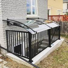 Basement Stairwell Awning Canopy Ready For Snow Homeimprovement Houserenovation Homerenovation Aw Basement Stairwell Basement Entrance Basement Steps