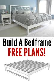 Diy bed frame bed frames specs woodworking projects foundation miniature middle bedroom house. Simple Bedframe Tutorial Decor And The Dog Diy Bed Diy Bed Frame Bed Frame
