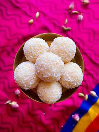 Til gur besan laddus are a class of til laddus but prepared differently. Instant Coconut Ladoo 3 Ingredients Ready In 10 Minutes