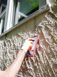 Repairing Stucco Facade House Stucco