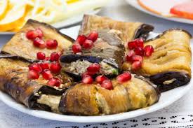 Georgisches Rezept Aubergine Mit Walnussen Und Granatapfel Georgische Rezepte Rezepte Lebensmittel Essen