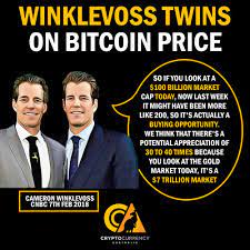 The Winklevoss Twins Are True Crypto Og S Investing All The Money They Obtained From Sueing Facebook Into Bitcoin They W In 2021 Cryptocurrency Buy Bitcoin Investing