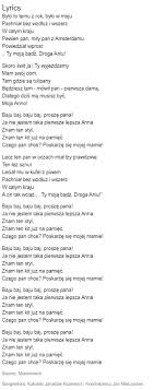 Check 'baju' translations into sundanese. Polish English Can Someone Give Me The Translation Of The Lyrics Of This Polish Song Translator