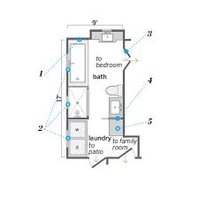 Remember having to go to the basement to do laundry? A Luxe Light Filled Bath And Laundry Update Laundry In Bathroom Laundry Bathroom Combo Bathroom Floor Plans