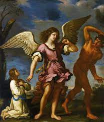 Guardian angel renaissance art angels. Guardian Angel Protecting A Child From The Devil Painting By Bartolomeo Gennari