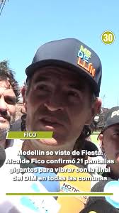 El Alcalde de Medellín, Federico Gutiérrez, anunció que habrá 21 pantallas  gigantes en la ciudad para disfrutar la final Medellín