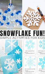 Tons of way to create, play and learn around the theme of snowflakes. Snowflake Activities For Kids Little Bins For Little Hands