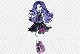 Maybe you would like to learn more about one of these? Monster High Miamh25 With Milicamh Purple Hair Monster High Character Png Pngegg