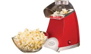Makes about 8 cups of po Nostalgia Electrics Star Pop Hot Air Popper Red Hot Air Popcorn Popper Air Popper Air Popcorn Maker