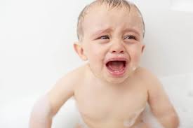 Getting in with her and holding her doesn't help. Overcoming Baby Bath Time Fears Alpha Mom