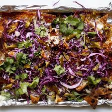 Asian Style Pork Nachos With Red Cabbage And Scallions Recipe Pork Nachos Recipes Pork Nachos Recipe