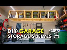 Another great diy garage storage idea that will certainly help you save a lot of space and trouble is this one: How To Build Diy Garage Storage Shelves Crafted Workshop