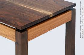 The Manali Writing Desk Dining Table In Walnut And African Mahogany Hardwood Furniture Hardwood Table Modern Wooden Furniture