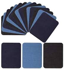 This product has been discontinued. Newland Iron On Denim Patches 18 Pcs Diy Decorative Sticker Cotton Reparing For Clothing Jeans 3 Colors 5 X 3 75 Iron On Denim Patches 18 Pcs Diy Decorative Sticker Cotton Reparing