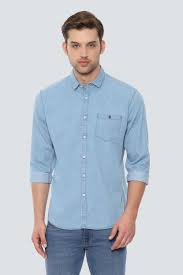 Louis Philippe Jeans Shirts Louis Philippe Blue Shirt For Men At Louisphilippe Com