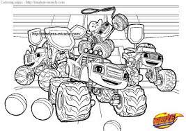 Blaze and the monster machines coloring pages crusher. Blaze And The Monster Machines Coloring Pages Part 3