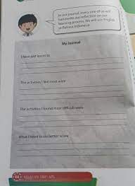 The activitiesi found most difficult were 4. Poin Besar Tolong Donk Buatin My Journal Hal 44 Chapter 3 Buku Paket Bhs Inggris Kurtilas Kelas Brainly Co Id