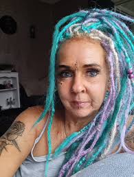 Loving my " took three years to afford " handmade locs . Apparently I'm a  mermaid 😊