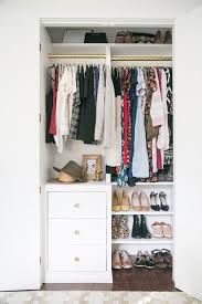 Organize accessories with shower curtain hooks. 19 Best Small Closet Organization Ideas Storage Tips For Small Closets