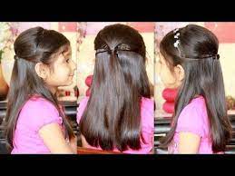 Party Hairstyle With Missanand Easy Little Girl Hairstyles Hair Styles Easy Hairstyles