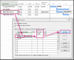 Assign People To Work On Tasks Project