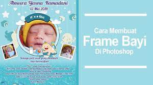 Cara Membuat Frame Biodata Bayi Youtube Salah satu dekorasi rumah yang paling banyak dijumpai adalah pigura. cara membuat frame biodata bayi