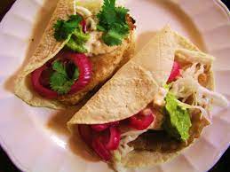 Mexican Fish Tacos Cooking In Mexico