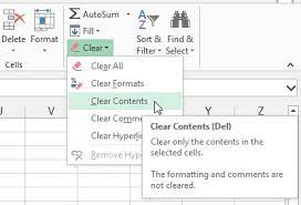 Next, click the home tab > editing section > clear formats: How To Delete Data But Keep Formatting In Excel Solve Your Tech