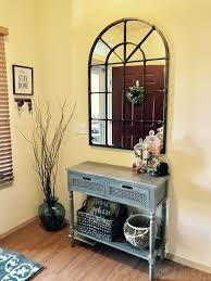 Entryway Ashley Mirror Home Goods Grey Entry Table Let S Stay Home Entry Table Home Goods Home Decor