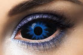 Image result for black sclera contacts