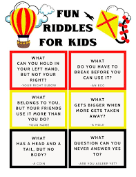 Joe's birthday is on december 31, the last day of the year. Printable Riddles For Kids