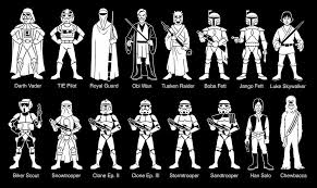 Star Wars Stick Family Vinyl Car Boat Decal Sticker Chewbacca