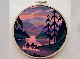 If you enjoyed this article, subscribe to receive more just … Modern Cross Stitch Pattern Landscape Counted Cross Stitch Mountain Lake Night Forest Cro Cross Stitch Landscape Modern Cross Stitch Patterns Cross Stitch