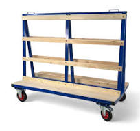 A-Frame Glass Trolley – 1800mm, HD 600kg Capacity