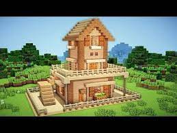 My house inside a house! Minecraft Starter House Tutorial How To Build A House In Minecraft Easy Youtub Minecraft Starter House Minecraft House Tutorials Easy Minecraft Houses