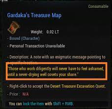 This is the location of filthy gardaka artifact for those who got the above riddle. Bottle With A Note Gardaka S Treasure Map Locations Bdfoundry