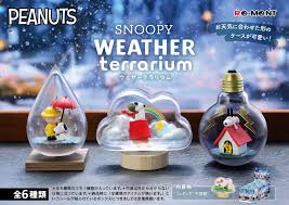 re ment 史奴比 terrarium系列 snoopy weather 盒玩欣賞玻璃瓶裡的天氣變化 玩具人toy people news toy people peanuts snoopy rement