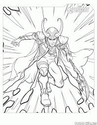 Online coloring pages for kids and parents. Coloring Page The Avengers