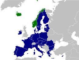 Land som omfattes av regler for koordinering av trygd. Eos Wikipedia