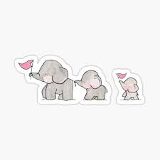 Check spelling or type a new query. Cute Baby Elephant Stickers Redbubble