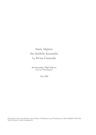 Parliamone un attimo con calma. Dante Alighieri Die Ga Ttliche Komma Die La Divina Carl Wenninger