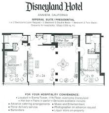Disneyland Hotel Presidential Suite Floorplan Hotel Suite Floor Plan Disneyland Hotel Suites Disneyland Hotel