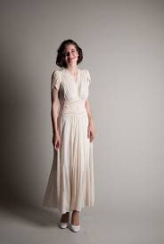 Vintage 1940s Chiffon Dress 40s Wedding Dress Dans Le Vent Etsy 40s Wedding Dresses Dresses Chiffon Dress