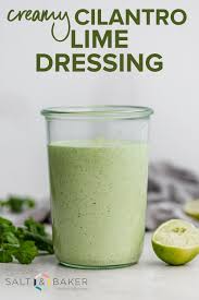 This Cilantro Lime Dressing Is A Copycat Cafe Rio Dressing Recipe It Can Be Tapered To Your Likin Cilantro Lime Dressing Sweet Pork Cafe Rio Sweet Pork Recipe