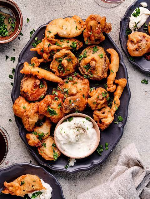 BATTERED MUSHROOMS